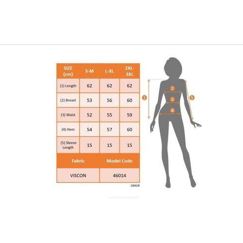 Kadın Kısa Kollu önü Yazı Baskılı Basic Viskon Bluz