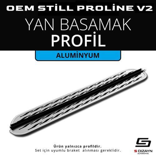 OEM Still Pro V2 Aluminyum Yan Basamak Profil 173 Cm