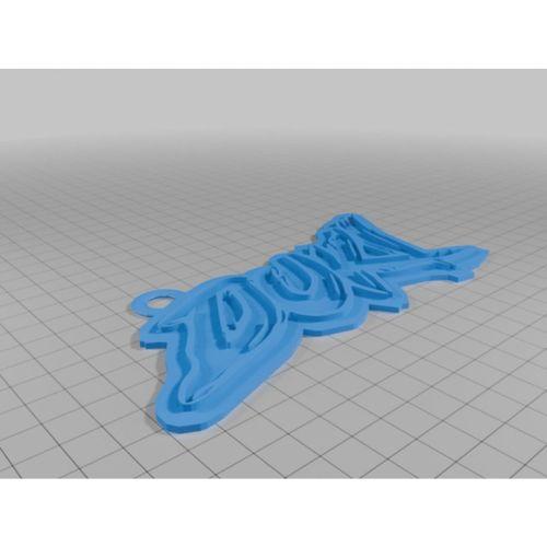 Duki Anahtarlık 3D Baskı (Bu ürün Sadece Plastik parçadır - Almadan Önce Soru Sorabilirsiniz)