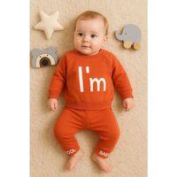 I'm Cool Desenli Pamuklu 2'li Kız Bebek Takımı