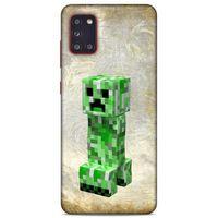 Lopard Samsung Galaxy A31 Uyumlu Kılıf PiXel (38) Neo Hybrid Kılıf Creeper 3D