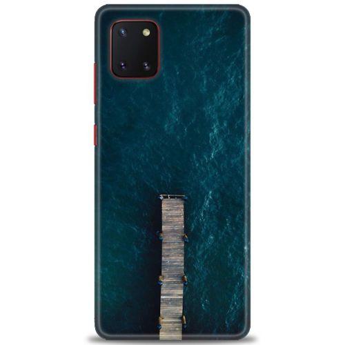 Samsung Galaxy A81 / Note 10 Lite Kılıf HD Baskılı Kılıf - İskele + Tam Ekran Koruyucu