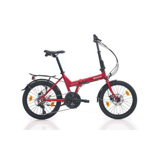 Bianchi Adhoc 20 Jant Mekanik Fren Katlanır Bisiklet Kırmızı