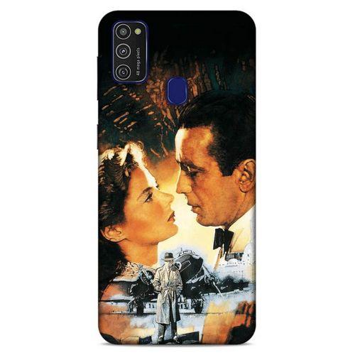 Lopard Samsung Galaxy M21 Uyumlu Kılıf IMDB Film (50) Shockproof Kılıf Casablanca