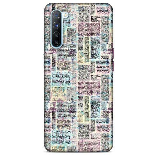 Oppo Reno 3 Kılıf Pastel Renkler (7) Telefon Kılıfı Pembe Mavi
