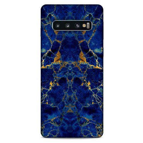 Samsung Galaxy S10 Uyumlu Kılıf Mavi Delisi (3) Kapak Suluboya