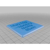 Aşk Temalı Dikdörtgen Tabela – 3D Baskı Dekor (Bu ürün Sadece Plastik parçadır - Almadan Önce Soru Sorabilirsiniz)