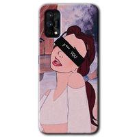 Realme 7 Pro Kılıf HD Desen Baskılı Arka Kapak + Temperli Cam - Bad Girl