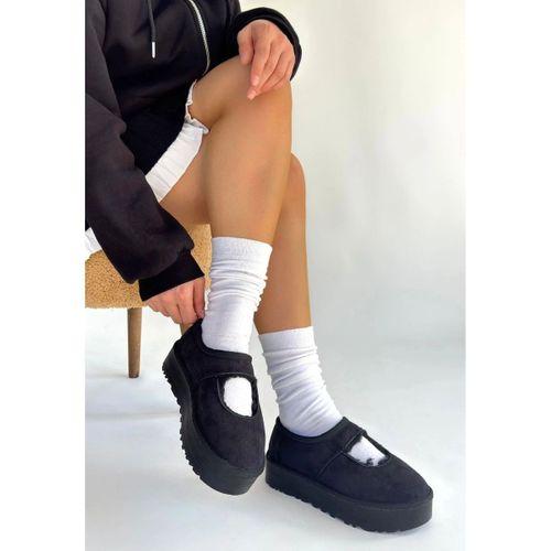 Carren Siyah Süet Bot