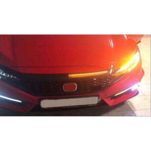 Honda Civic Uyumlu Fc5 2016-2020 Ön Panjur Ledi