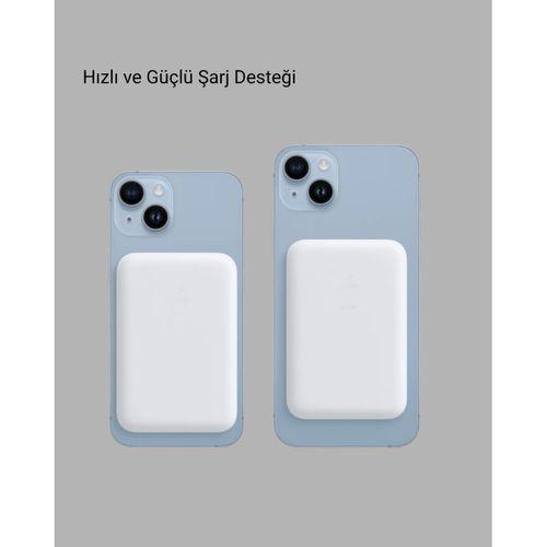 Magsafe 15w Kablosuz Hızlı Şarj, Lightning Girişli Taşınabilir Batarya