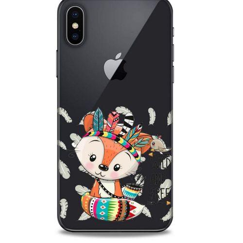 Zoologix (49) Apple Iphone X Şeffaf Kılıf Silikon Desenli