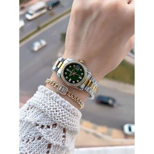 Daniel Klein Çelik Kordonlu 2 Yıl Garantili 3 Atm Suya Dayanıklı Kadın Kol Saati+Bileklik BD.10108.4