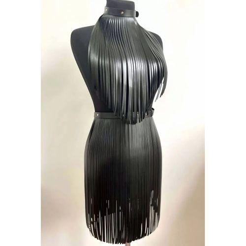 Püsküllü Uzun Etek Ve Büstiyer Takım - Brf997