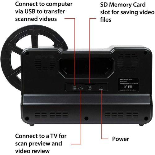 Magnasonic Super 8 / 8mm Film Tarayıcı, Filmi Dijital Videoya