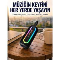 Yüksek Ses Kaliteli Kablosuz Hoparlör Led Işıklı Yeni Nesil