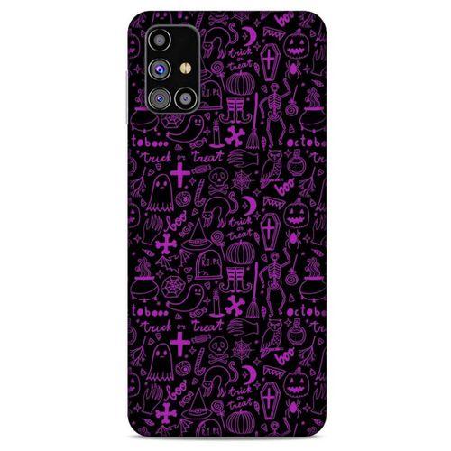 Samsung Galaxy M31s Uyumlu Kılıf Mor Delisi (20) Koruyucu Kılıf Boo