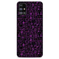 Samsung Galaxy M31s Uyumlu Kılıf Mor Delisi (20) Koruyucu Kılıf Boo