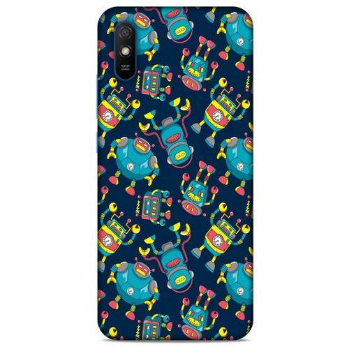 Retro (9) Desen Kılıf Renkli Xiaomi Redmi 9A Kılıf