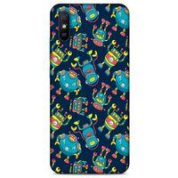 Retro (9) Desen Kılıf Renkli Xiaomi Redmi 9A Kılıf