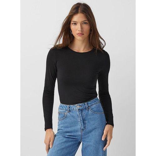 Kadın Uzun Kollu Bisiklet Yaka Süprem Bluz