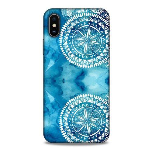Apple Iphone X Uyumlu Kılıf Mavi Delisi (45) Liquid Air Kılıf Suluboya Motif