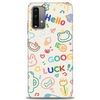 Xiaomi Redmi Note 9 4G Kılıf HD Baskılı Kılıf - Goog Luck + Tam Ekran Koruyucu