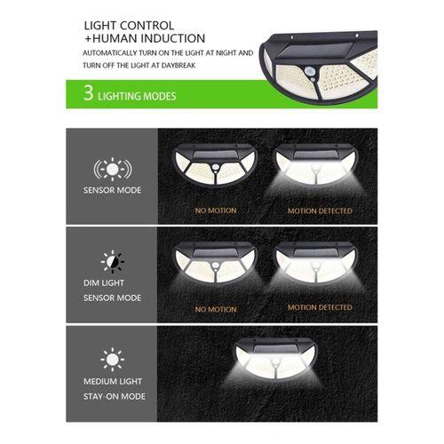 Fonksiyonel Sensörlü 102 Ledli Solar Bahçe Lambası