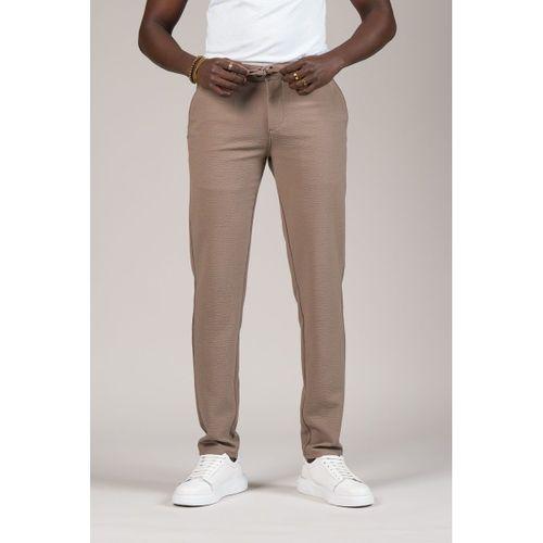 Slimfit Armürlü Beli İplikli Ve Lastikli Likralı Yazlık Jogger Pantolon