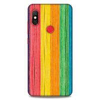 Lopard Xiaomi Mi A2 Lite Uyumlu Kılıf Wood'X (28) Arka Kapak Desenli