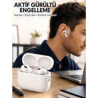 Aktif Gürültü Engelleyici Kablosuz Bluetooth Kulaklık – Şarj Kutulu, Uzun Ömürlü Yeni Nesil