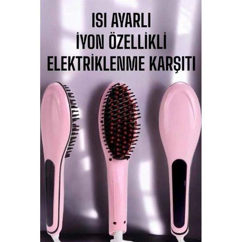 Saç Düzleştirici Tarak Isı Ayarlı Yıpranma Önleyici Düzleştirici Fön Tarak