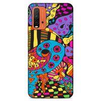 Lopard Xiaomi Redmi 9T Uyumlu Kılıf Soyut Sanat (23) Baskılı Ultra Koruma Kılıfı