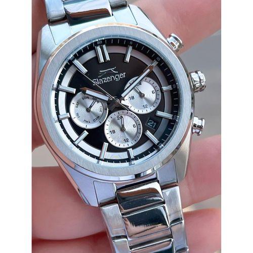 Slazenger İtalyan Tasarım Bileklik Hediyeli 2 Yıl Garantili 10 Atm Çelik Erkek Kol Saat ESL.Y2554.1