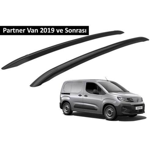 Peugeot Partner Van 2019 ve Sonrası Orjinal Tip OEM Tavan Çıtası (Siyah Renk)