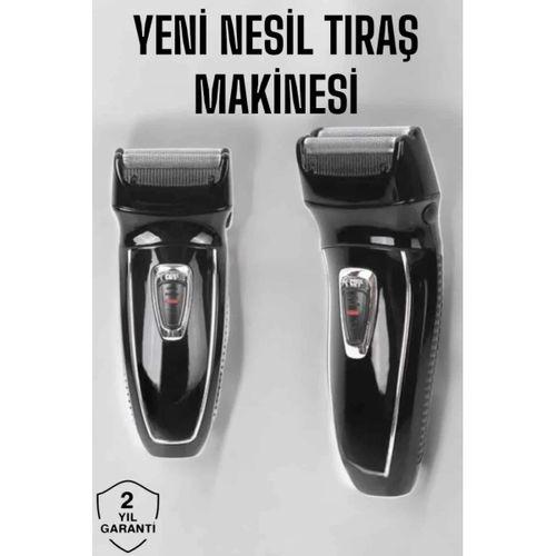 Şarjlı Paslanmaz Çelik Bıçaklı Ve Kablosuz Saç Sakal Tıraş Makinesi