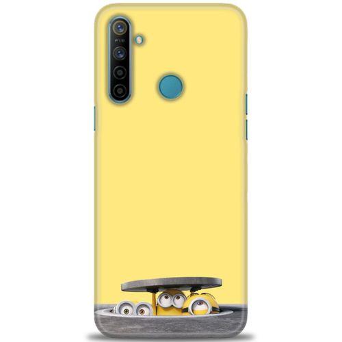 Realme C3 Kılıf HD Baskılı Kılıf - Lögar + Tam Ekran Koruyucu