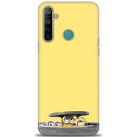 Realme C3 Kılıf HD Baskılı Kılıf - Lögar + Tam Ekran Koruyucu