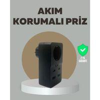 Akıllı Akım Dengelemeli Priz 2500w 4 Usb Type C Çıkışlı