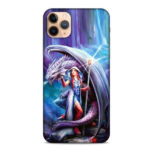 Apple Iphone 11 Pro Kılıf Dragons (31) TPU Kılıf Ejderha ve Sahibe