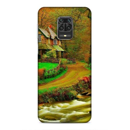 Xiaomi Redmi Note 9S Uyumlu Kılıf Azarbaijan (48) Bumper Kılıf Orman Evi