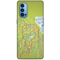 Oppo Reno 4 Pro Kılıf Japonya (32) Soft Silikon Kılıf Japonya Metro Haritası