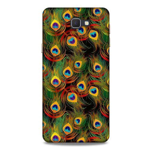 Samsung Galaxy J7 Prime Kılıf Desenli Özel Seri Tüyler (12) Koruyucu Silikon
