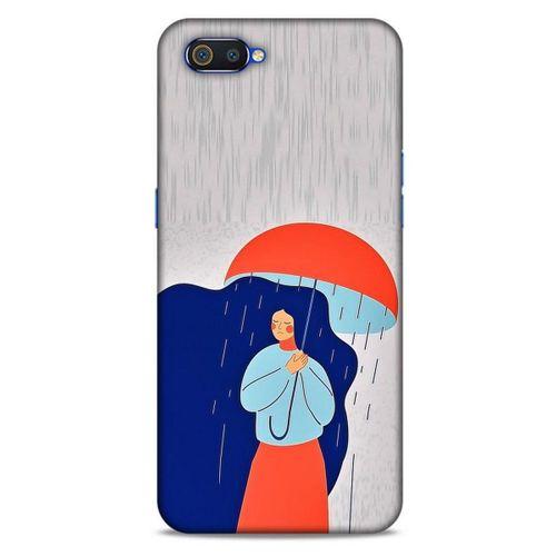 Oppo Realme C2 Kılıf Depresyon (6) Silikon Kılıf Su Yeşili