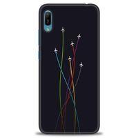 Huawei Y6 2019 Kılıf HD Baskılı Kılıf - Uçaklar + Tam Ekran Koruyucu