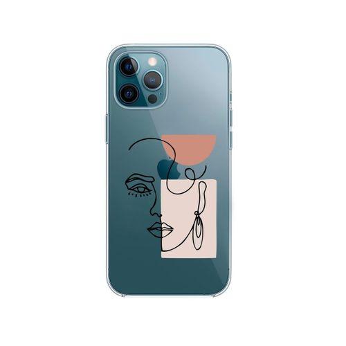 iPhone 12 Pro Women Art Desenli Premium Şeffaf Silikon Kılıf
