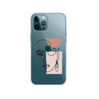 iPhone 12 Pro Women Art Desenli Premium Şeffaf Silikon Kılıf
