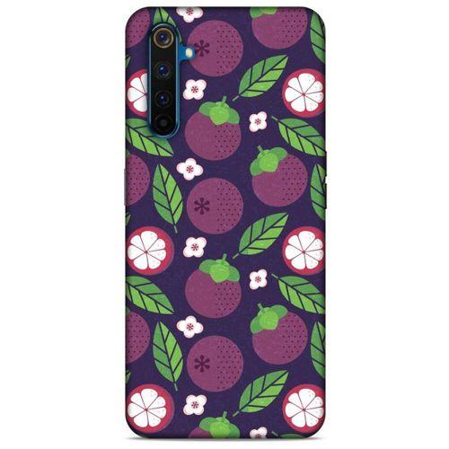 Frutix Mangosteen 01 Oppo Realme 6 Kılıf Desenli Silikon