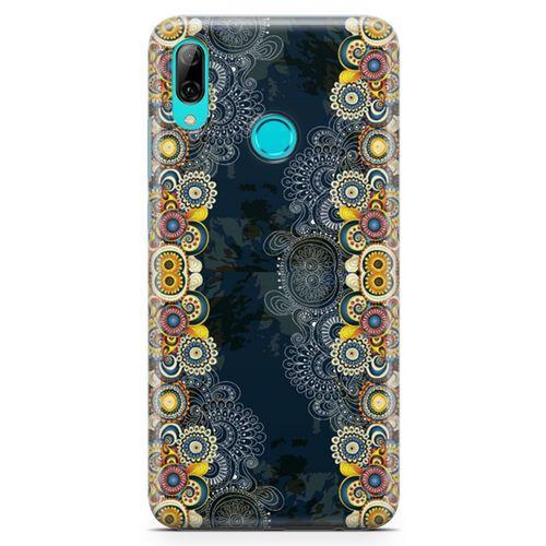 Huawei Y7 2019 Kılıf Ayçiçkli Motifler Arka Kapak Koruma Desenli Full Koruyucu