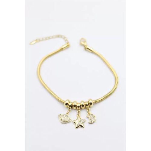 Gezegen Charm Bileklik - Altın